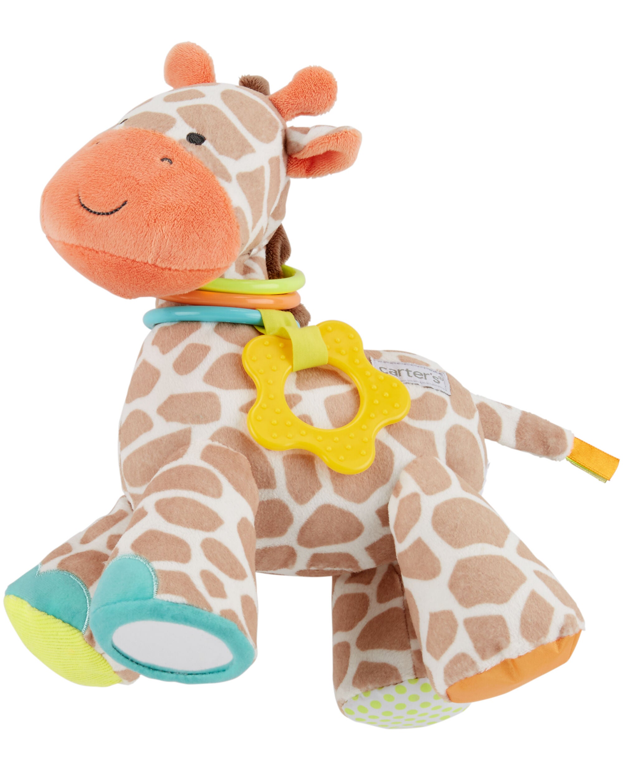 Multi Plush Giraffe Teething Toy Carter s Oshkosh Canada