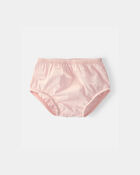 Baby Girl Twill Button-Up Utility Dress - Pink, image 3 of 5 slides