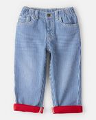 Toddler Hickory Denim Jeans - Blue, image 1 of 5 slides