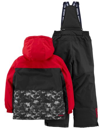 Kid 2-Piece Snowsuit With Bonus Hat And Neck Warmer
, 