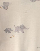 Baby 4-Piece Elephant Long-Sleeve Bodysuit & Pant Set - Grey, image 3 of 5 slides
