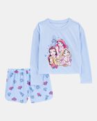 Kid Disney&copy; Princess  Loose-Fit 2-Piece Pyjamas - Blue, image 1 of 3 slides