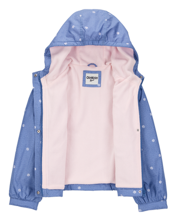 Kid Daisy-Print Chambray Jacket, 