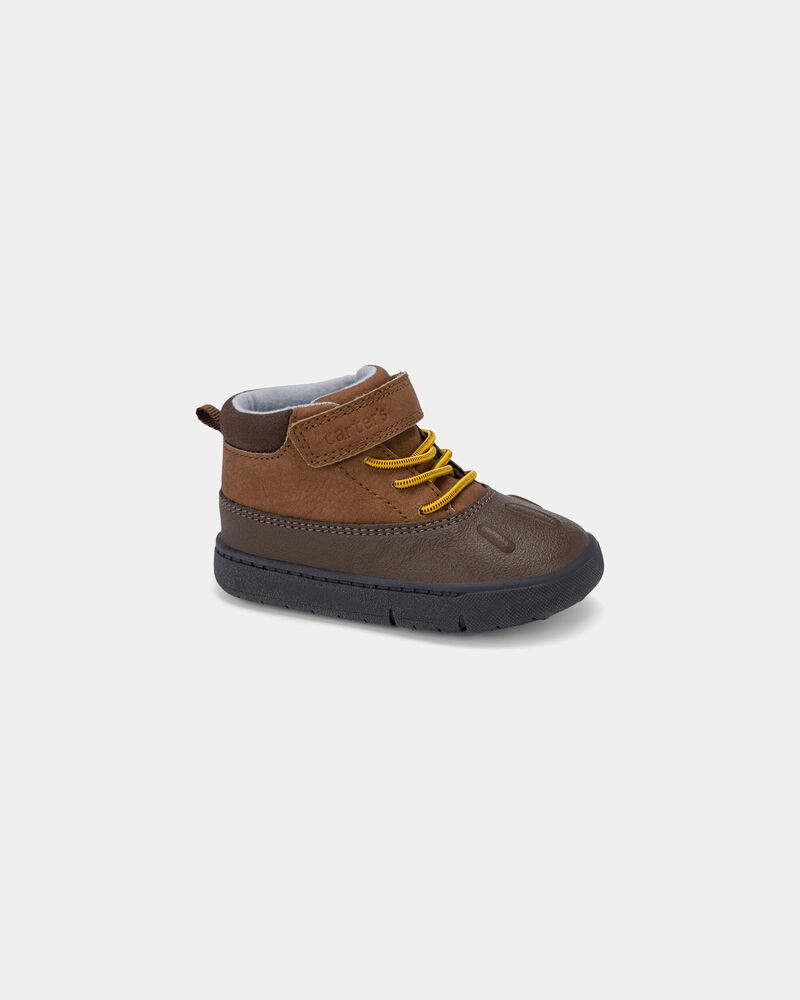 Baby Boy Every Step&reg; First Walker High Top Boot - Brown, image 1 of 6 slides
