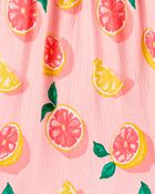 Grapefruit Crinkle Jersey Dress, image 3 of 3 slides