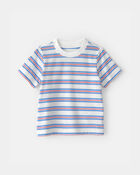 Baby Striped T-Shirt - Red/White/Blue, image 1 of 3 slides