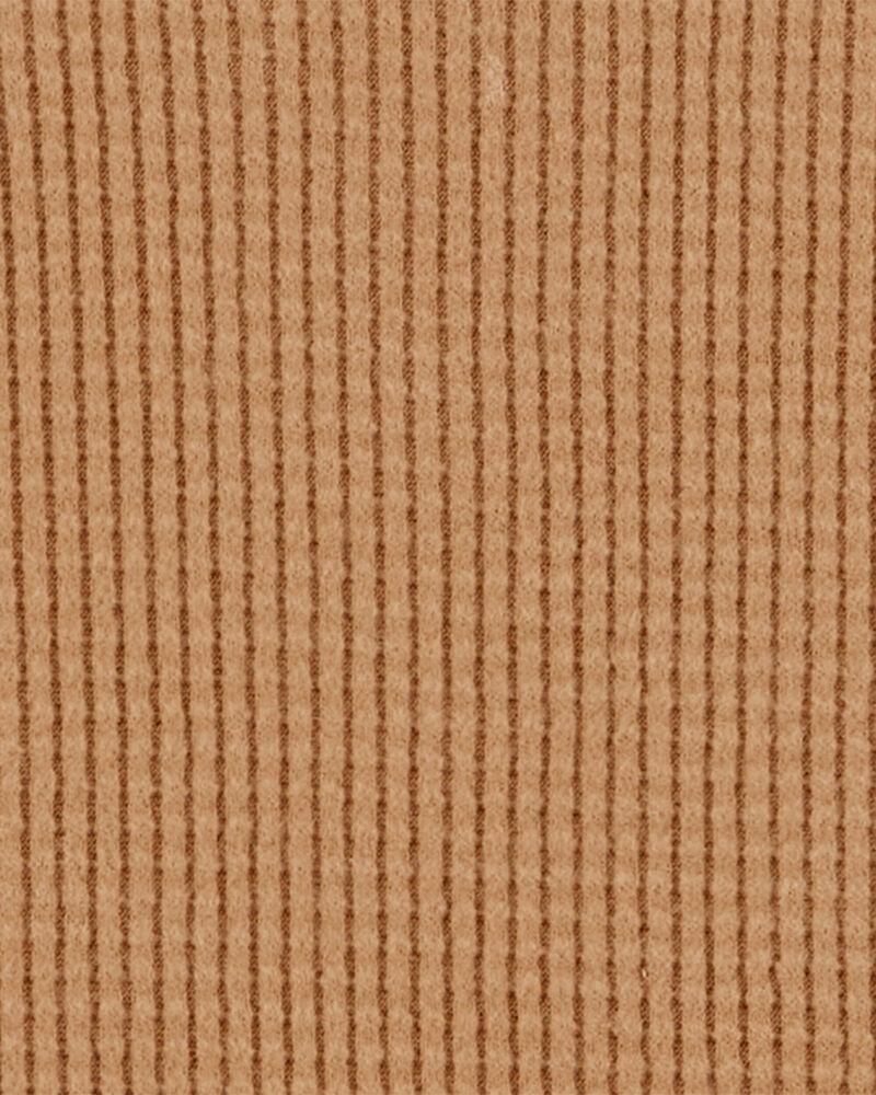 Enfant Chemise isotherme unie à manches longues - Havane, image 2 sur 3 diapositives