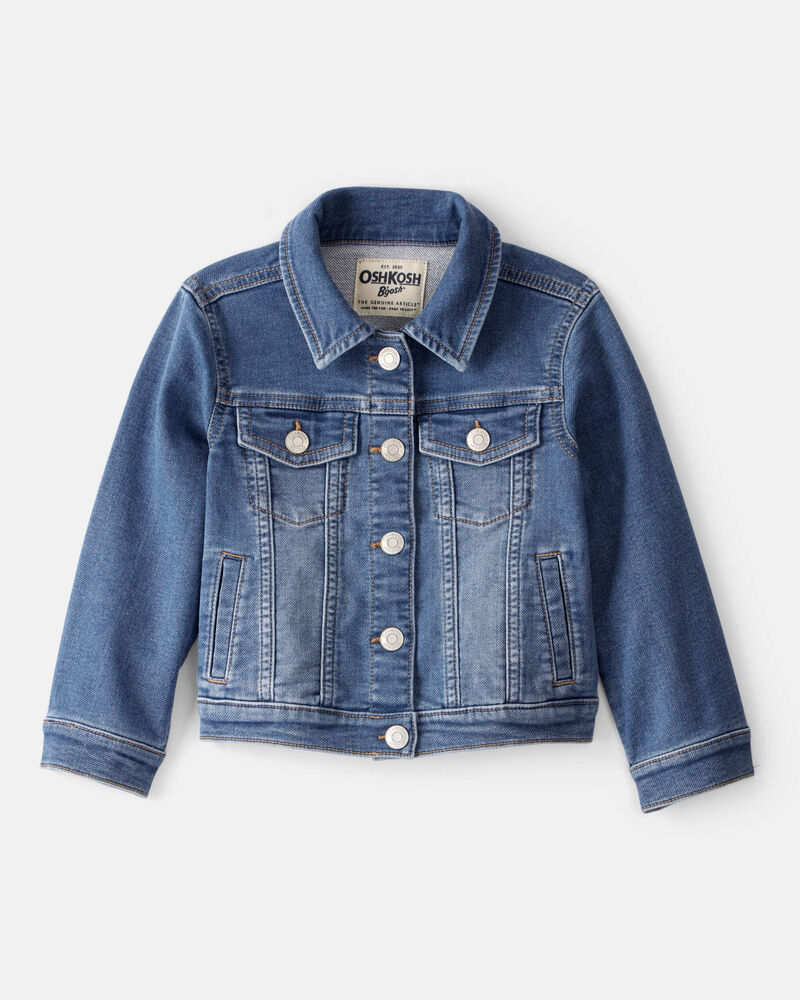 Tout-petit fille - Blouson en denim - D&eacute;lav&eacute; moyen, image 1 sur 2 diapositives