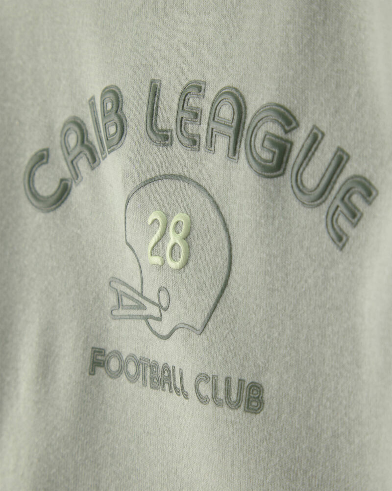 Baby Boy 2-Piece 'Football Club' Bodysuit & Pant Set - Green, image 2 of 4 slides