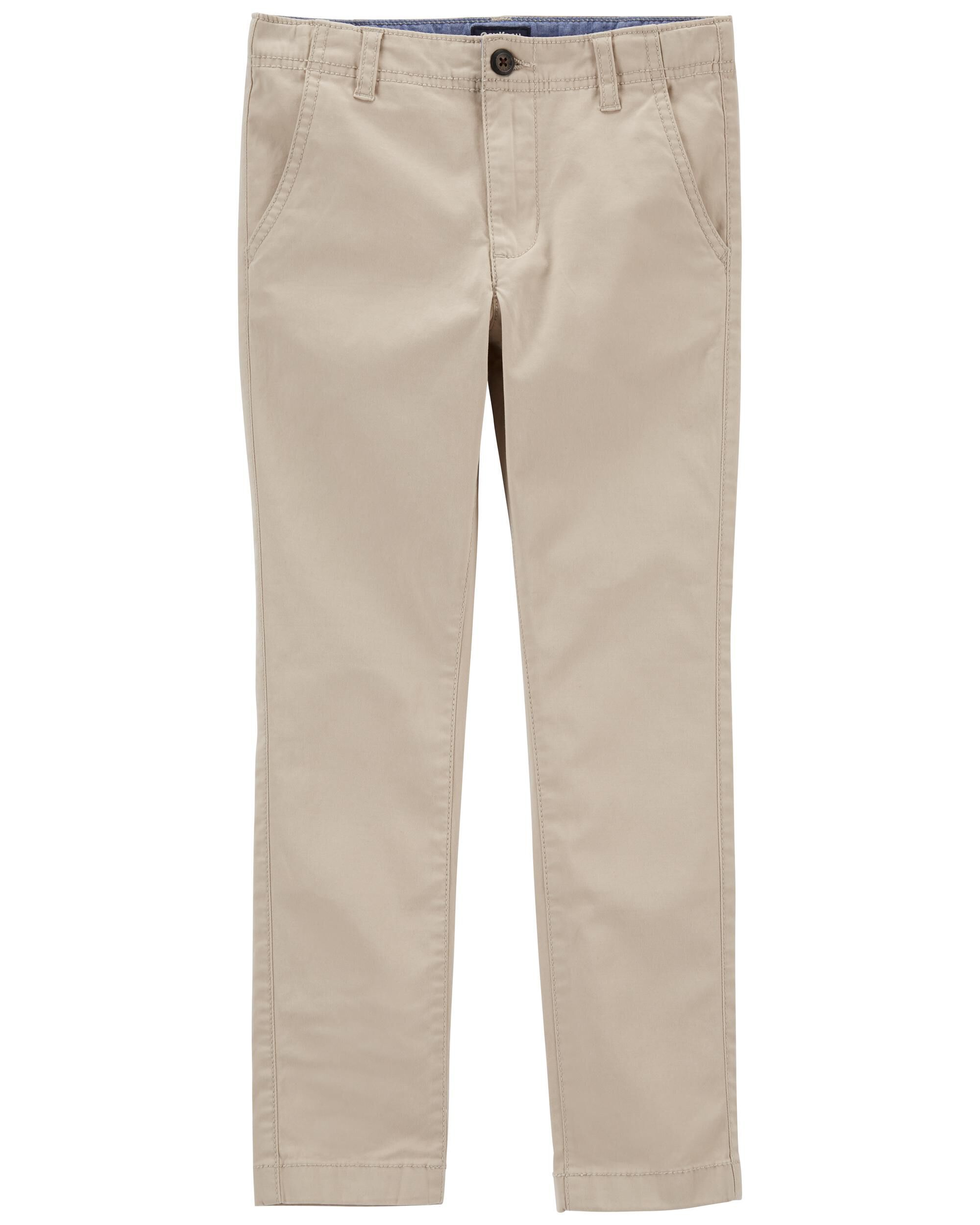 White chino shop pants for toddlers