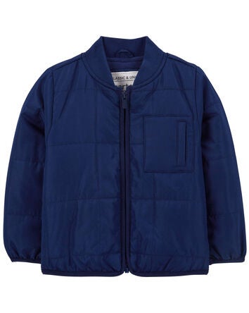 Toddler Fleece-Lined Quilted Midweight Jacket, 
