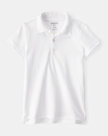Chemise Fille OshKosh Taille 7 - Manches Longues Blanche - Neuf Avec Étiquettes