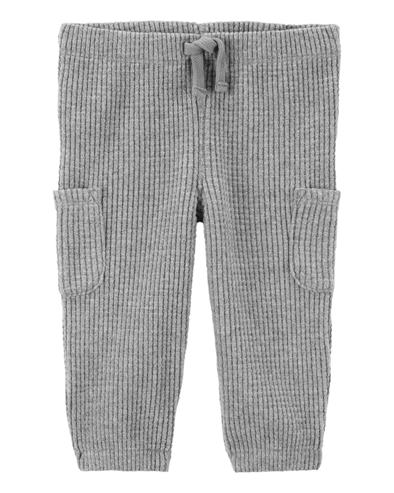 Baby Boy Pull-On Thermal Pants, image 1 of 5 slides