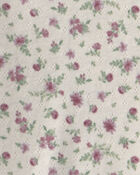 B&eacute;b&eacute; fille - Cache-couche manches longues &agrave; motif floral - Ivoire, image 2 sur 2 diapositives