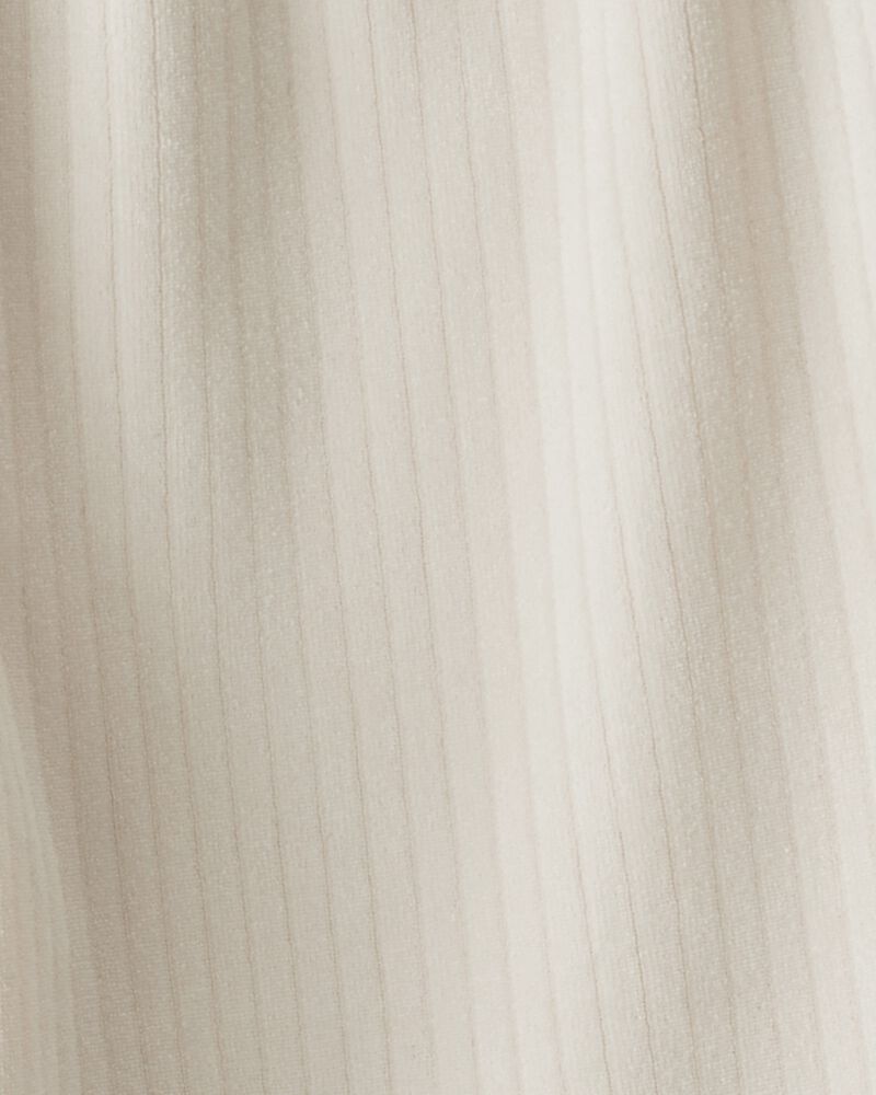 Baby Girl Ribbed Flare Pants - Tan, image 3 of 4 slides