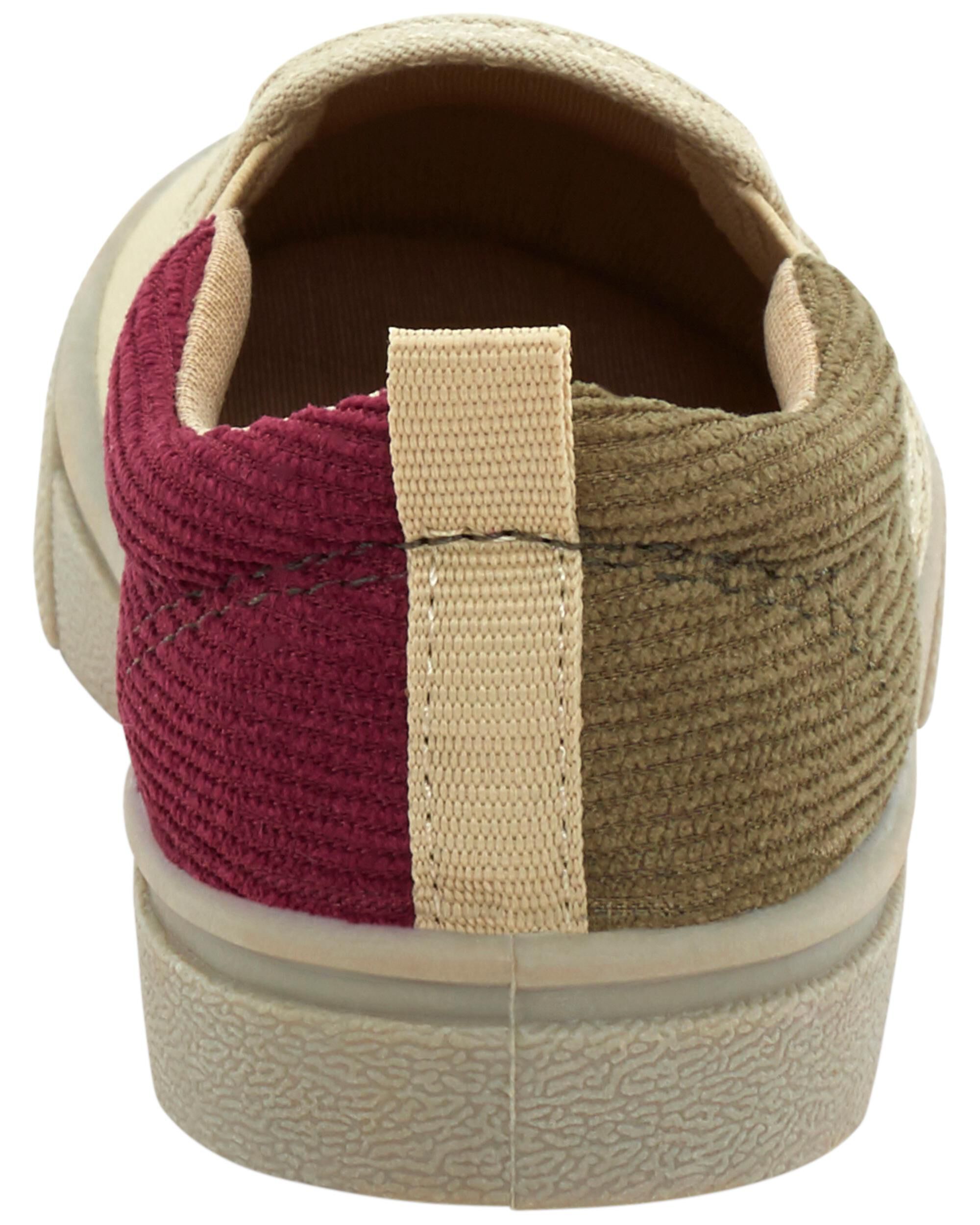 Corduroy slip on sales