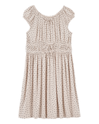 Jeune Robe en viscose à pois, image 1 sur 4 diapositives