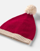 Baby Organic Cotton Santa Hat, image 2 of 3 slides