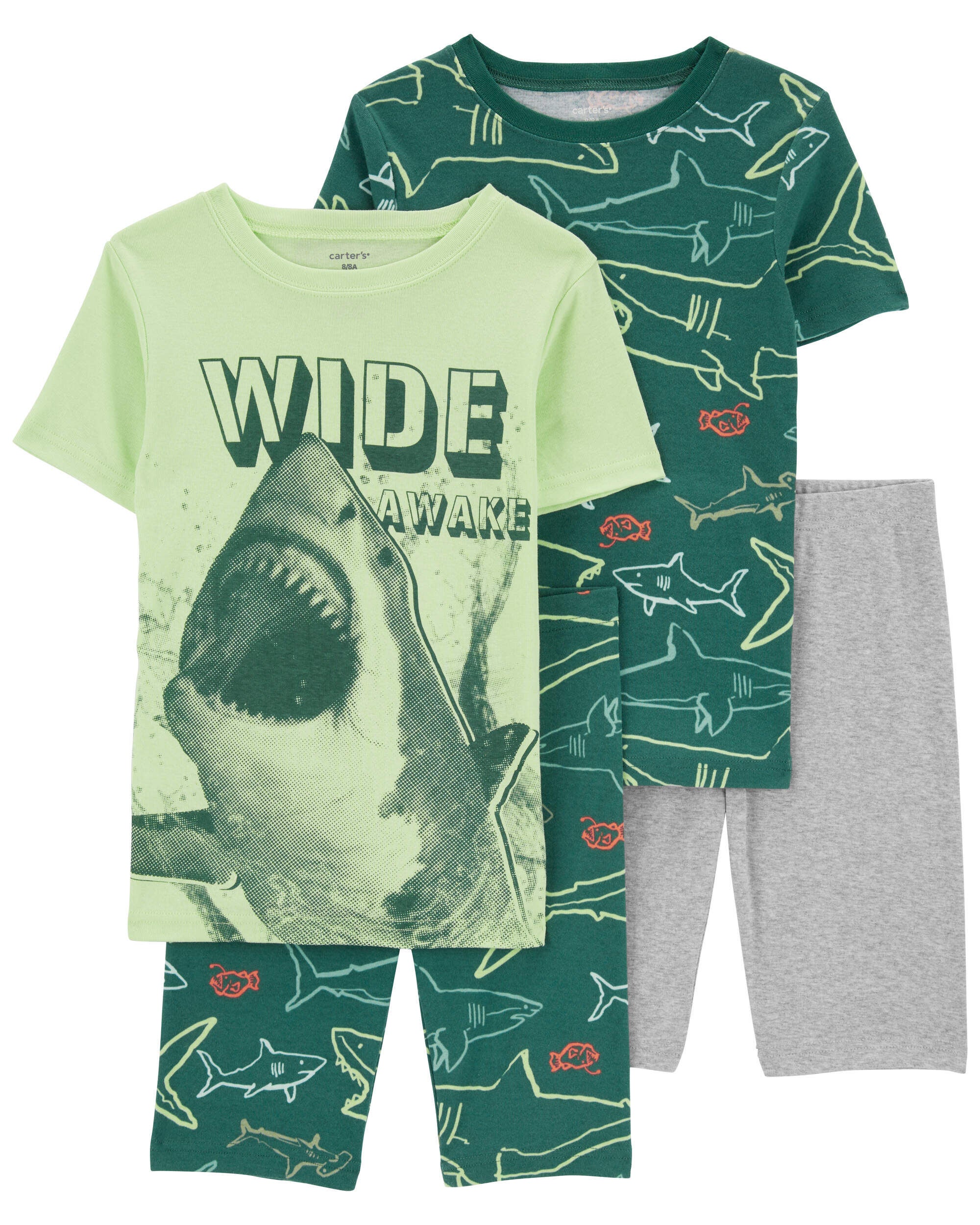 Shark pajamas top