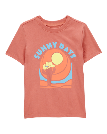 Toddler Sunny Days Graphic Tee - Orange, 