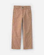 Boys Straight-Leg Pants - Khaki, image 1 of 4 slides