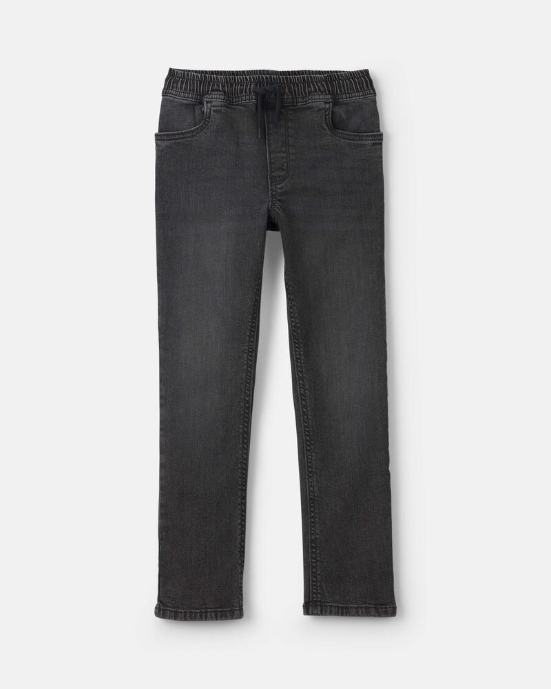 Boys Tapered Denim Jeans - Black, image 1 of 5 slides