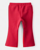 Baby Girl Pull-On Flare Pants - Red, image 2 of 4 slides