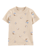 Toddler Beach Ball Print Knit Short-Sleeve Tee, image 1 of 4 slides