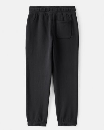 Boys Cotton Joggers - Black, 
