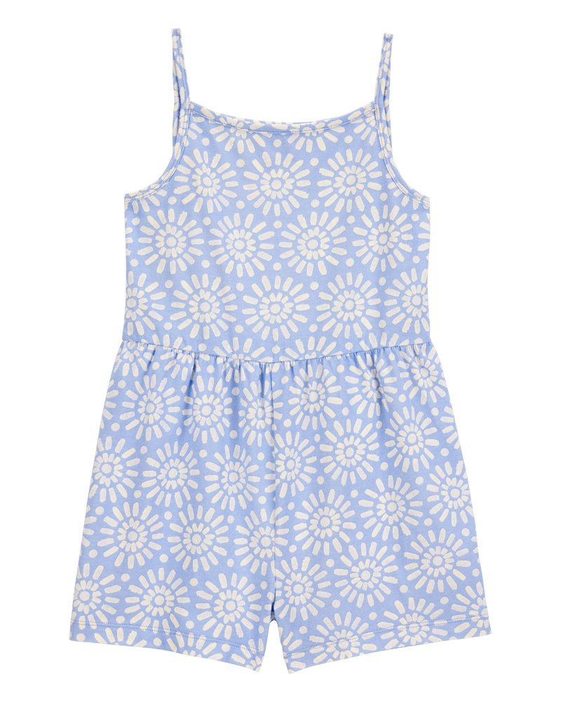 Kid Geo Print Tank Romper, image 1 of 3 slides
