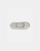 Toddler Girl Floral Mary Jane Shoes - White, image 4 of 6 slides