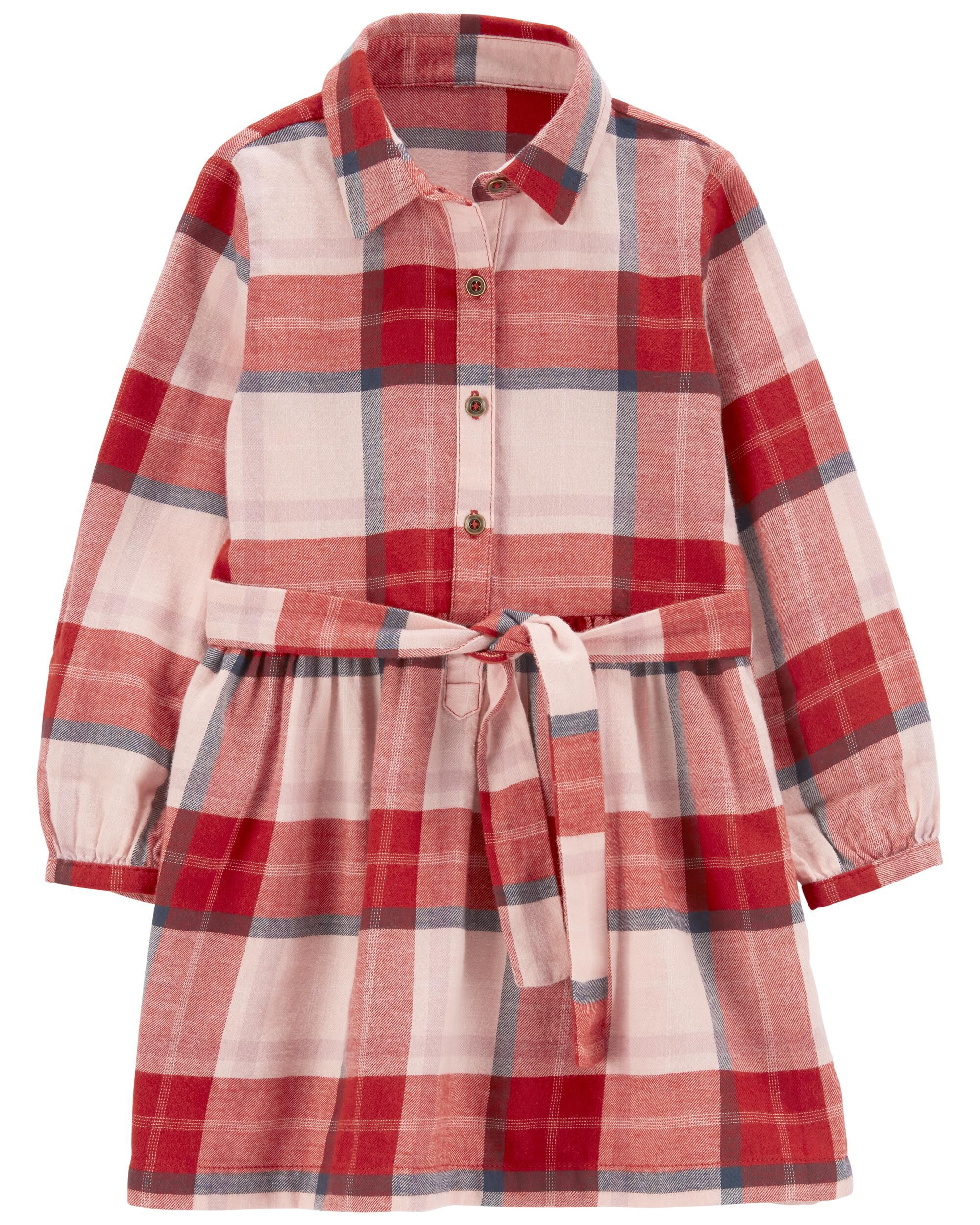 Red Plaid Shirt Dress Carter s Canada