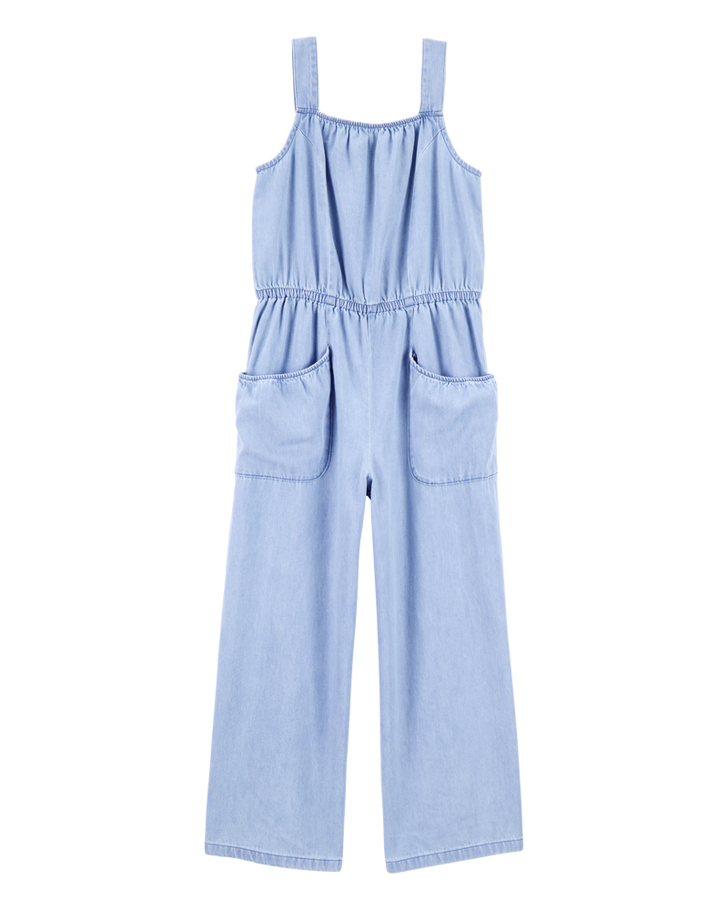 Filles - Combinaison en denim emblématique - Bleu, image 1 sur 3 diapositives