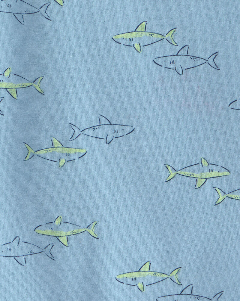 Toddler Shark Tank Top - Blue, image 2 of 3 slides
