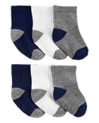 Toddler 6-Pack Crew Socks, image 1 of 2 slides