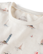 Toddler 2-Pack Organic Cotton Coastal Knit Tees, image 2 of 4 slides