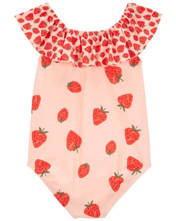 Strawberry 1-Piece Swimsuit, 