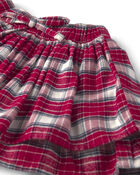 Girls Organic Cotton Flannel Skirt, image 3 of 4 slides