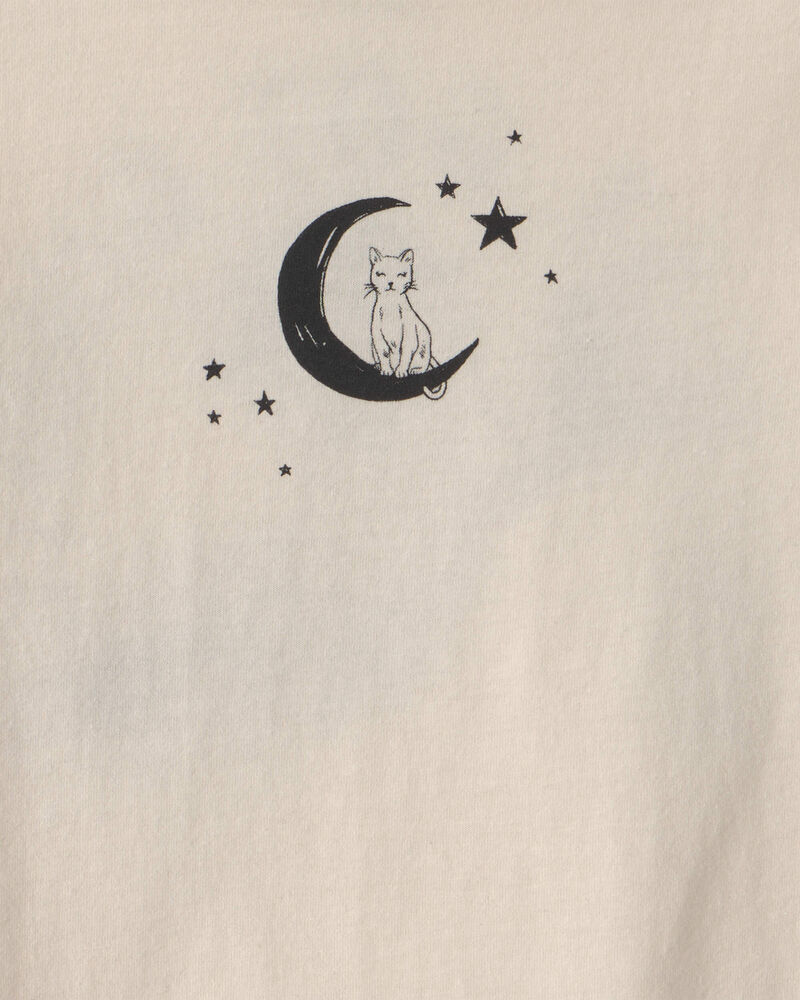 Filles - T-shirt manches longues &agrave; imprim&eacute; &laquo;Ghosted&raquo; d&rsquo;Halloween - Cr&egrave;me, image 3 sur 4 diapositives