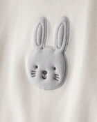 Baby Girl Bunny Long-Sleeve Tee - Ivory, image 2 of 3 slides