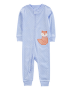 Baby 1-Piece Fox 100% Snug Fit Cotton Footless Pyjamas, image 1 of 4 slides