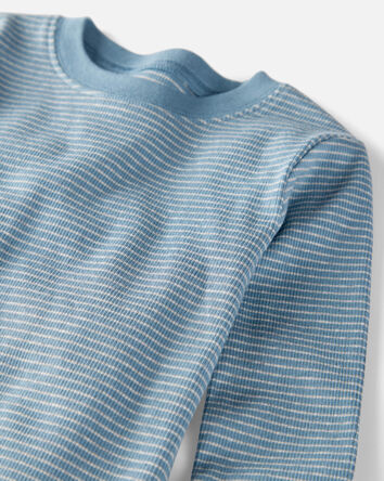 Toddler Solid Organic Cotton 2-Piece Pyjamas, 