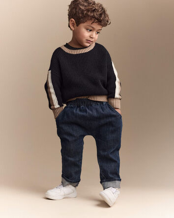 Tout-petit - Pantalon de jogging en denim – Bleu, 