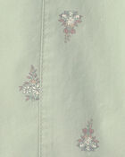 Toddler Girl Floral Barrel Pants - Green, image 3 of 4 slides