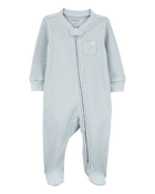 Baby 1-Piece Thermal Textured Footie Pyjamas, image 1 of 4 slides