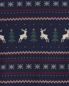 Tout-petit - Pyjama 2 pi&egrave;ces en coton biologique &agrave; motif jacquard, image 3 sur 3 diapositives