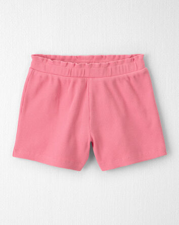 Girls 2-Piece Organic Cotton Top & Short Set, 