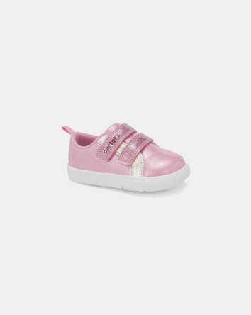 Baby Girl Every Step&reg; First Walker Shimmer Sneakers - Pink, 