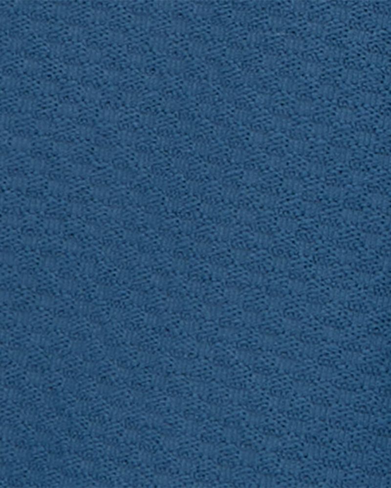 Kid Solid Woven Shorts - Navy, image 3 of 4 slides