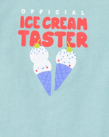 Baby Official Ice Cream Taster Sleeveless Bodysuit, 